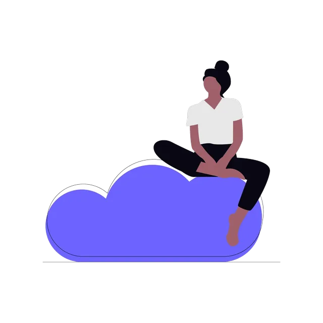 A Cloudgods specialist, literally on a cloud